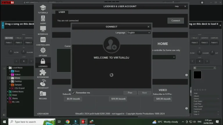 Como ativar o VirtualDJ Pro