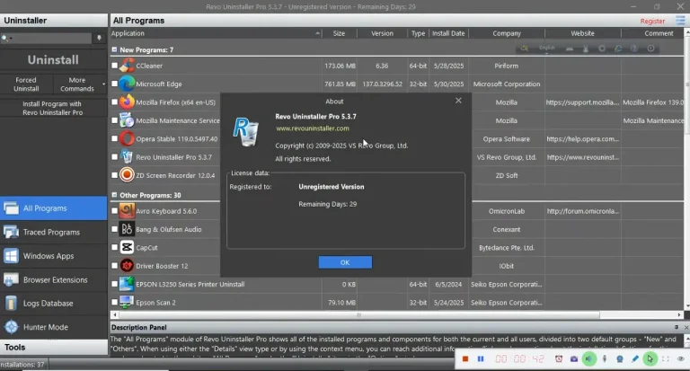 Revo Uninstaller Pro Crackeado v5.5.0 Baixar Mega 2026 PT-BR 3 Revo Uninstaller Pro Registration
