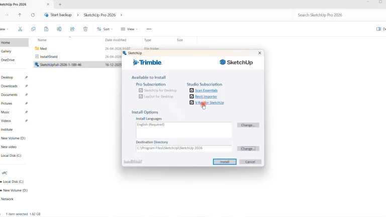 SketchUp Pro Crackeado 2026 v26.2.243 Baixar Grátis PT-BR 2 How to Install & Activate SketchUp Pro 2026